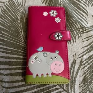Shag Wear Large Wallet - Hippo